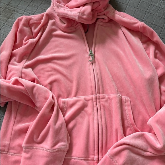 Juicy Couture Pink Velour Jacket NWOT - Picture 3 of 8